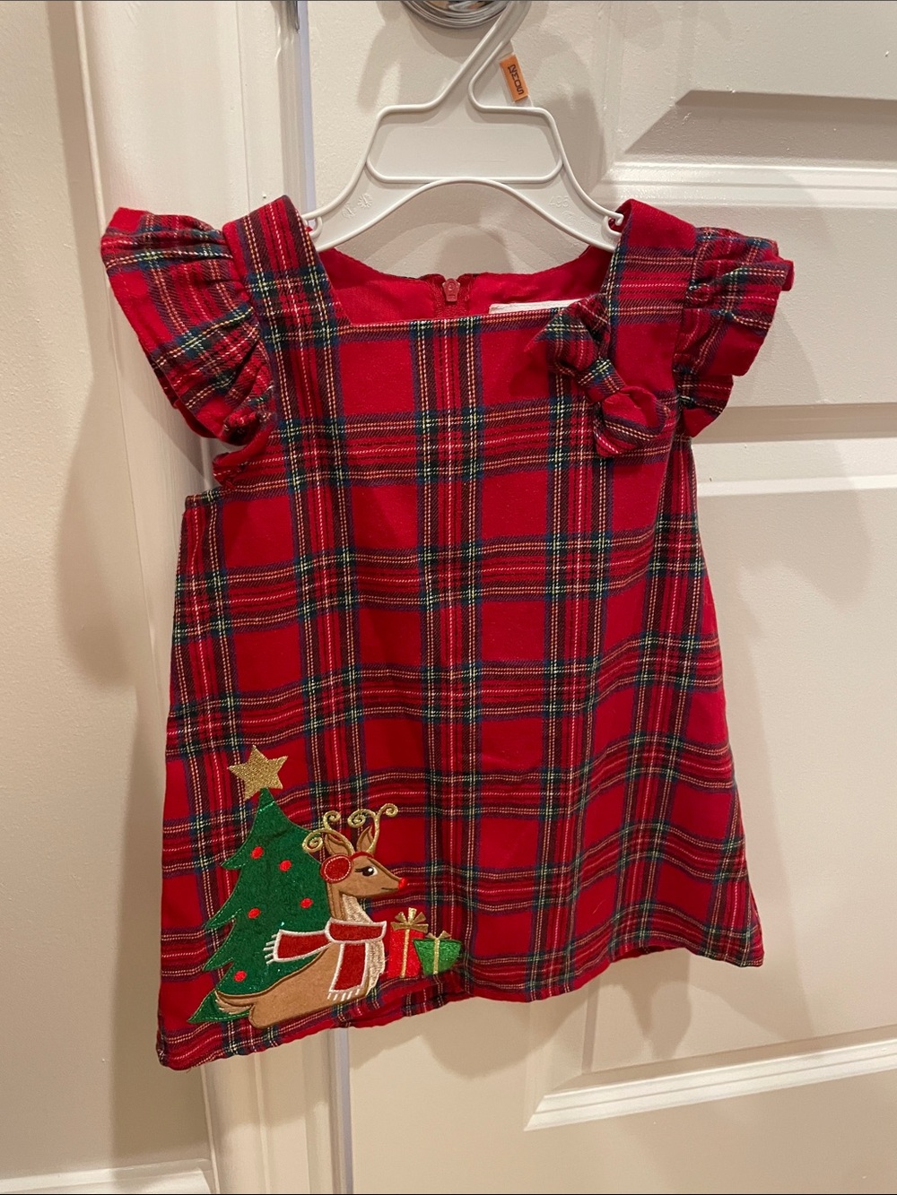 Rare Editions Red Plaid Girls Skirt